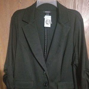 Torrid black blazer. NWT